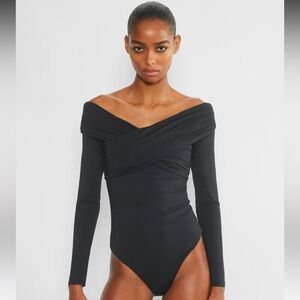 Contour Geometric Bodysuit by Aritzia